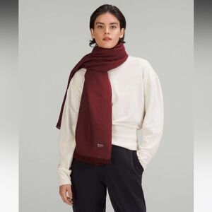 Lululemon Wool Blanket Scarf
